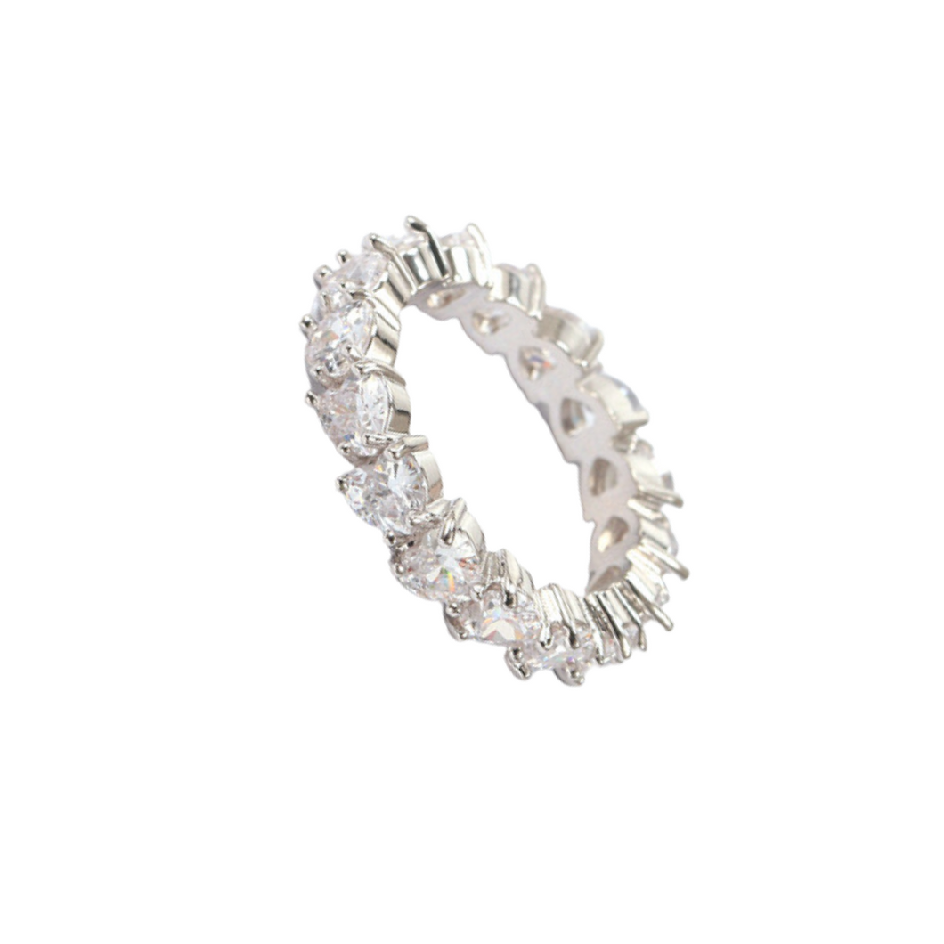 Heart You for Eternity Ring (Silver)